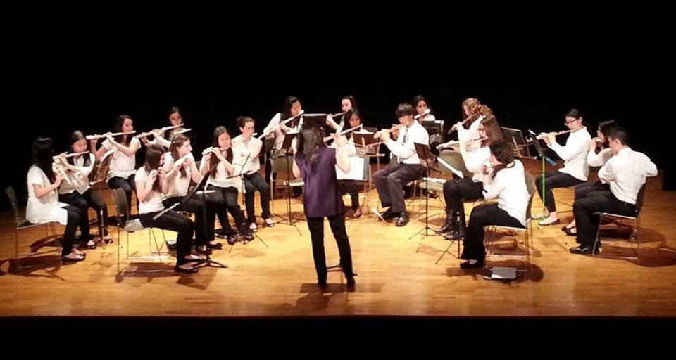 Flute Choir at the Landmark