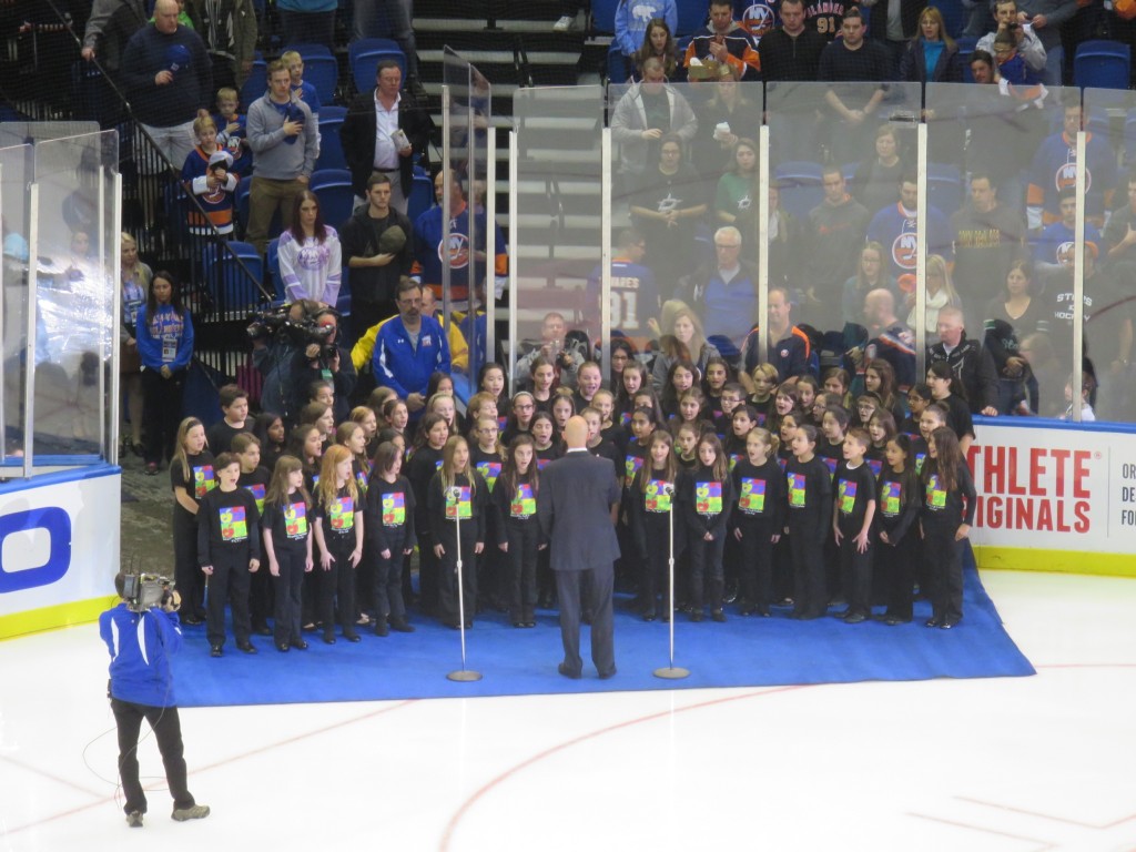 MYO Treble Choirs_Islanders game 10.25