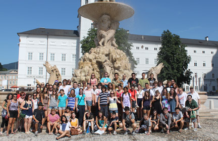 Salzburg fountain