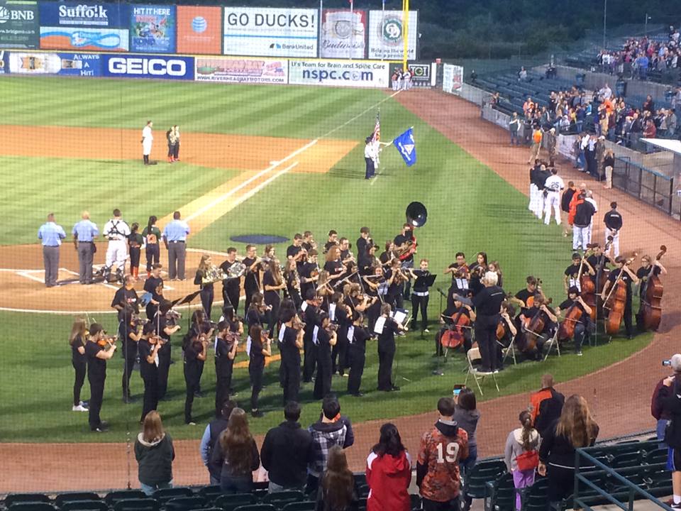 Suffolk Principal Orchestra_LI Ducks Game 9.19.2014