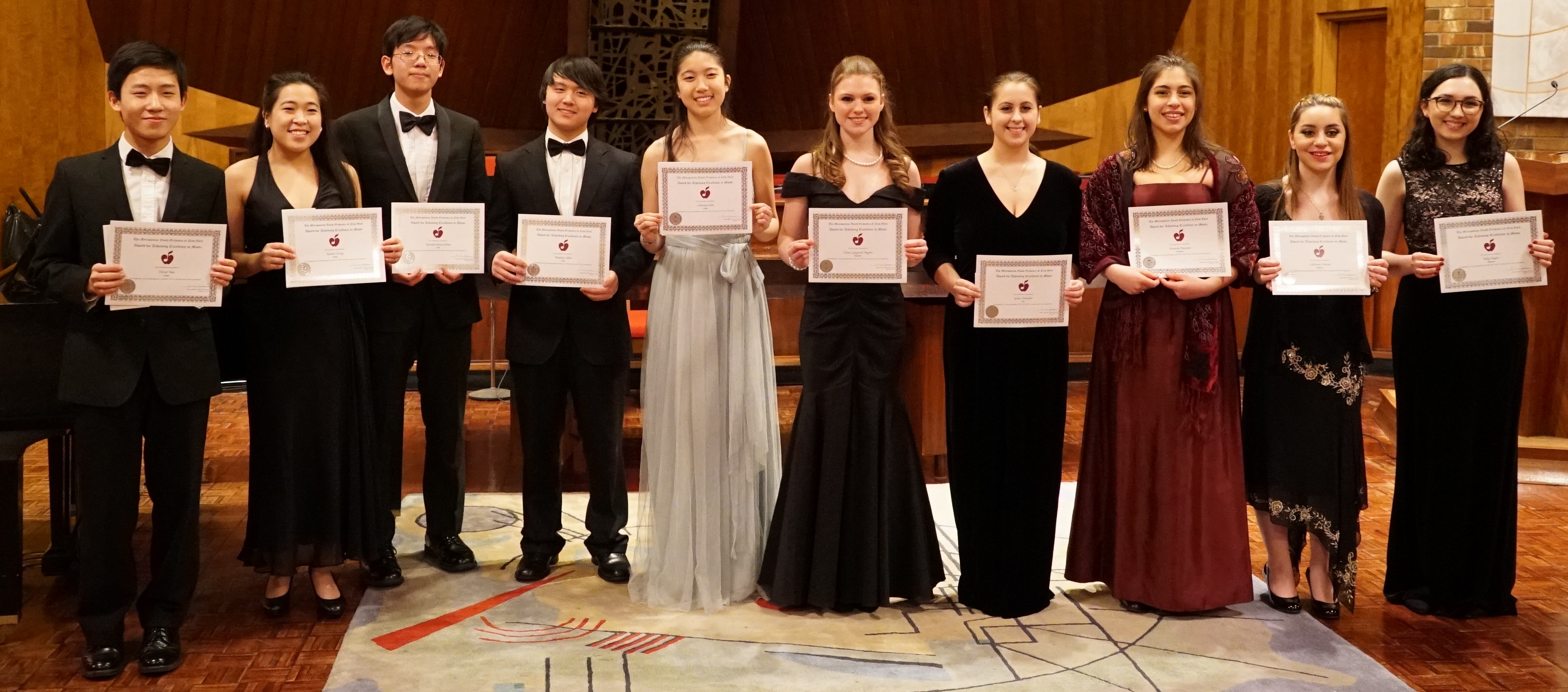 2016-2017 Concerto and Vocal Competition Finalists
