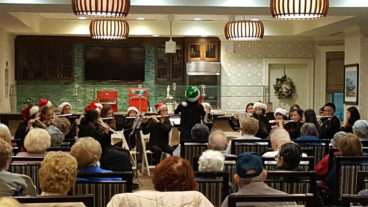 Nassau Flute Choir performing at the Bristal Assisted Living. Music Director: Nana Aomori