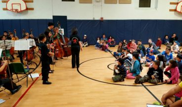 Nassau String Orchestra performs for the Port Washington Children's Center