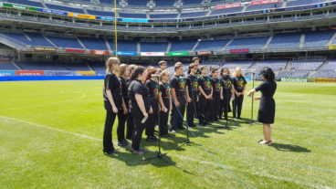 Suffolk Youth Chorale performs at Yankee Stadium for New York City Football Club