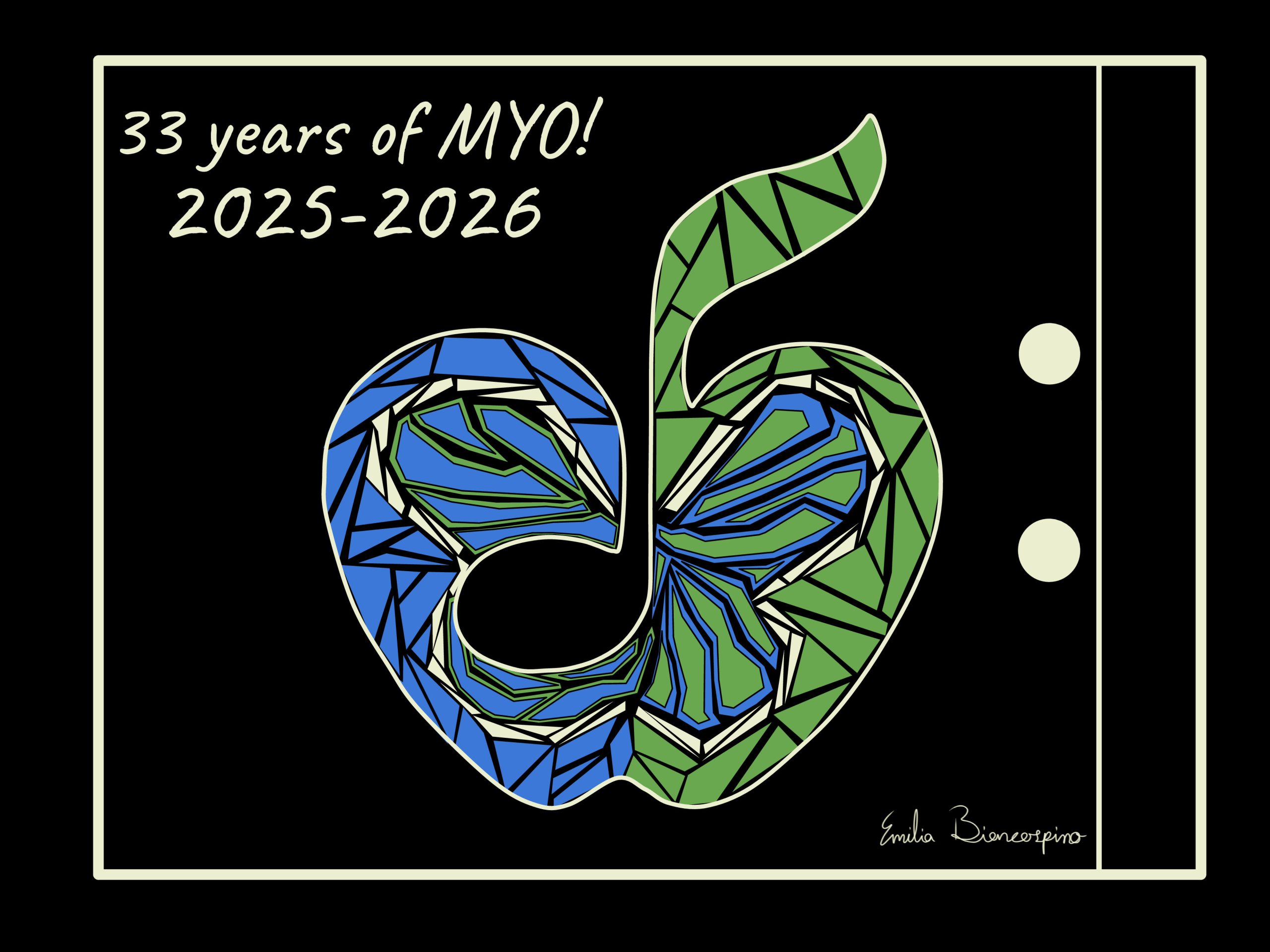 2025-2026 MYO Winning Design by Emilia Biancospino, Suffolk Senior Treble Choir